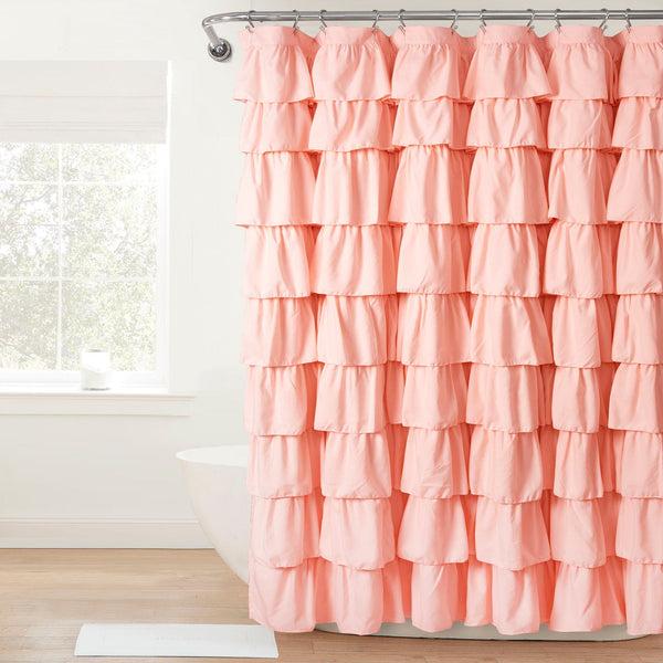 Lush Decor Ruffle Shower Curtain