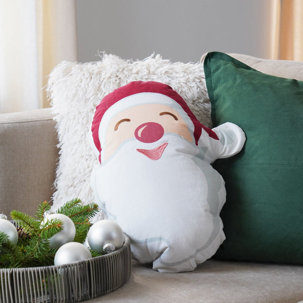 Lush Decor Santa Smile Decorative Pillow
