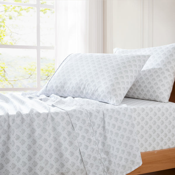 Lush Decor Scallop Fan Sheet Set