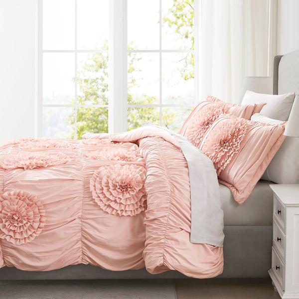 Lush Decor Serena 3 Piece Comforter Set