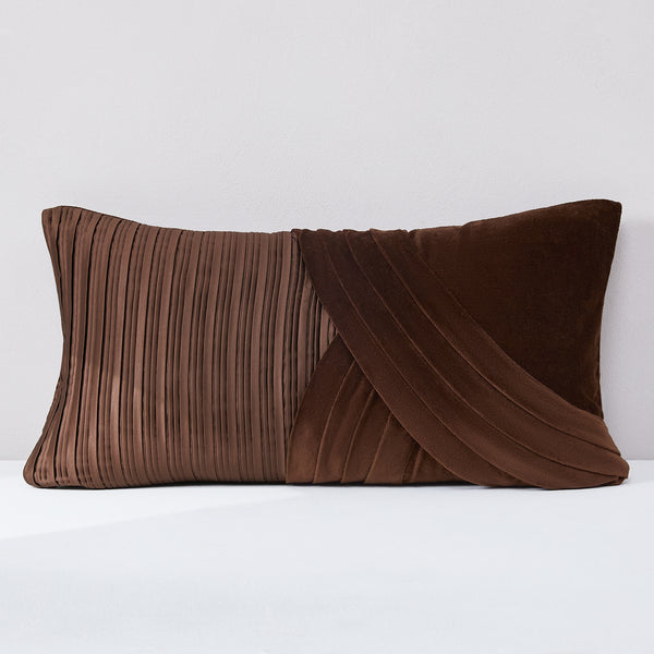 Lush Decor Shitake Velvet Decorative Pillow Cover
