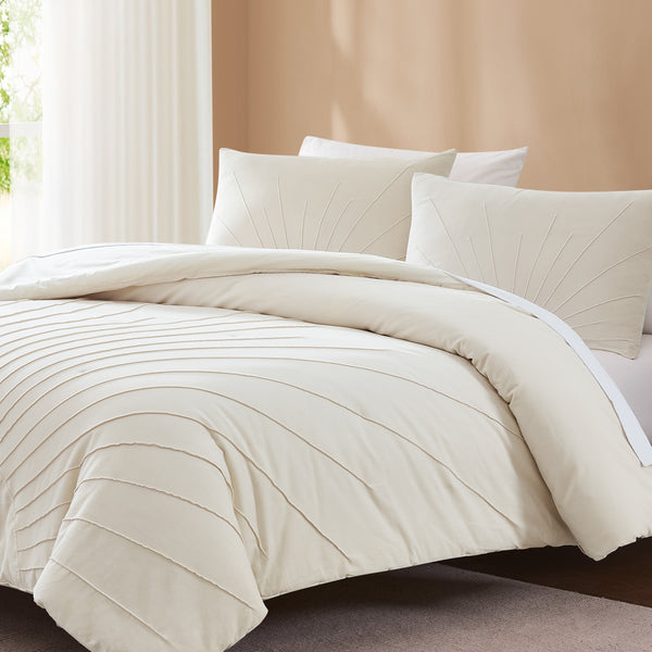 Lush Decor Solar Drift Velvet Comforter Set