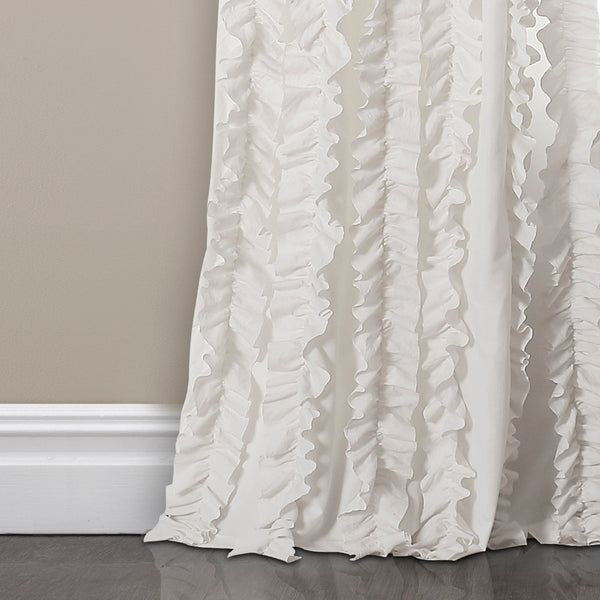 Lush Decor Sophia Ruffle Window Curtain Panel Set