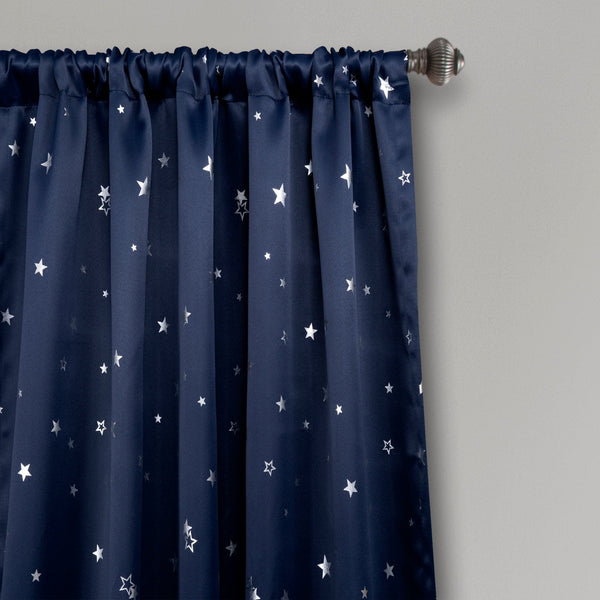 Lush Decor Star Blackout Window Curtain Set