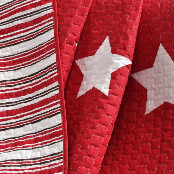 Lush Decor Star Reversible Cotton Throw