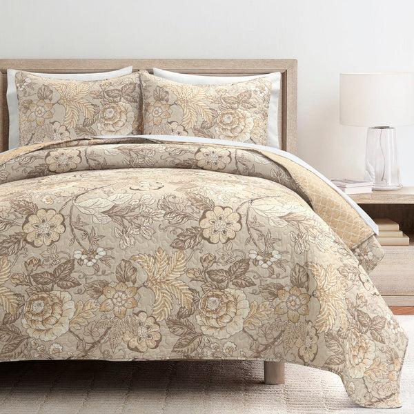 Lush Decor Sydney 3 Piece Quilt Set