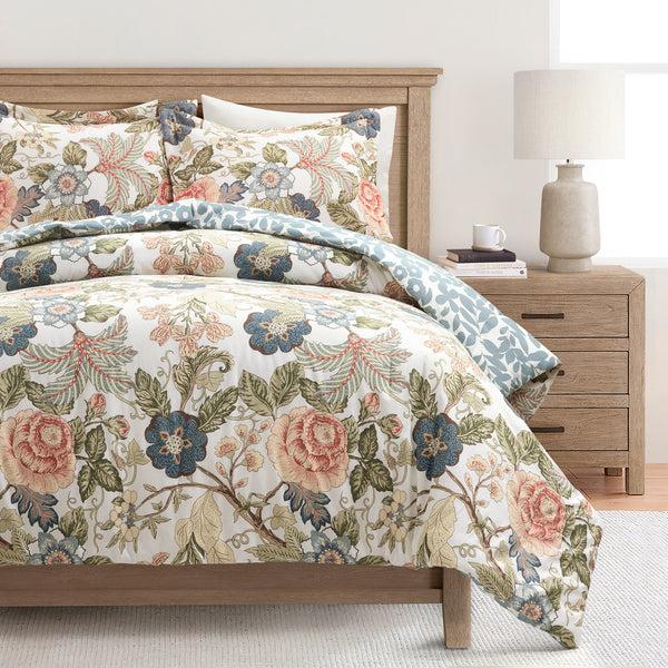 Lush Decor Sydney Floral Comforter 3 Piece Set
