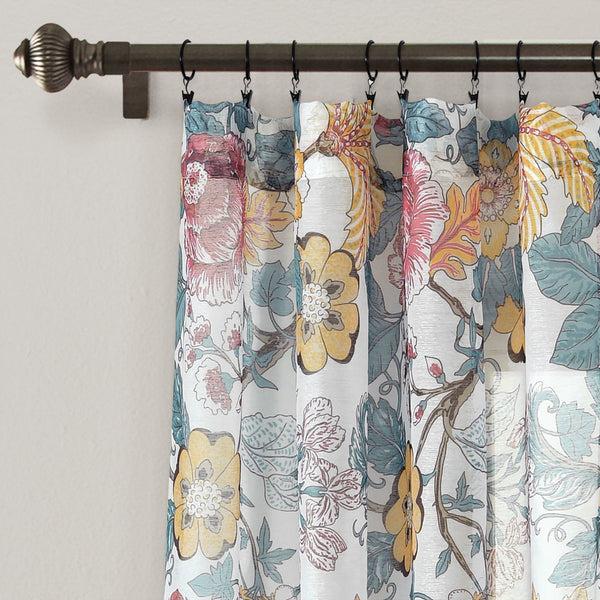 Lush Decor Sydney Sheer Window Curtain Panel Set