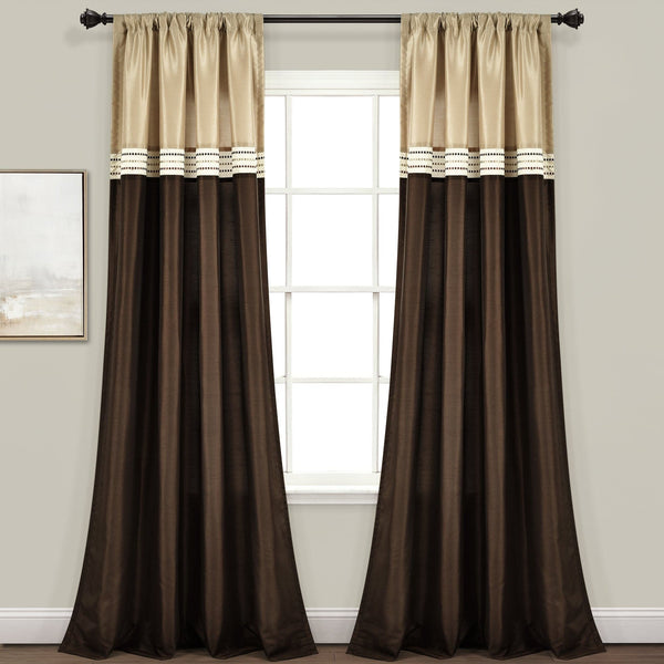 Lush Decor Terra Window Curtain Panel Set