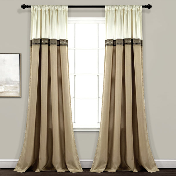 Lush Decor Terra Window Curtain Panel Set