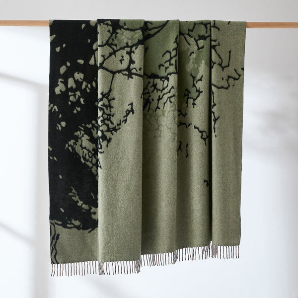Lush Decor Threaded Roots Wool Throw Blanket