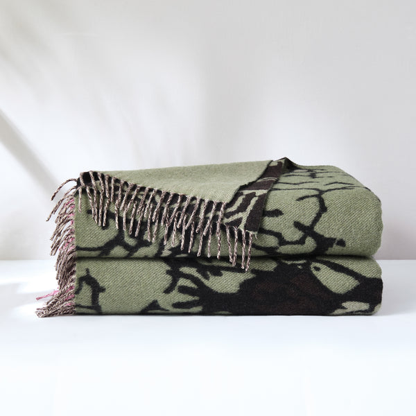 Lush Decor Threaded Roots Wool Throw Blanket