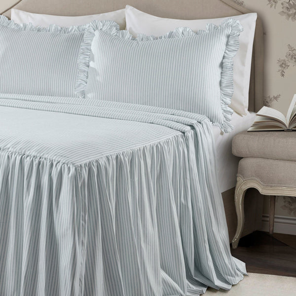 Lush Decor Ticking Stripe Bedspread Set