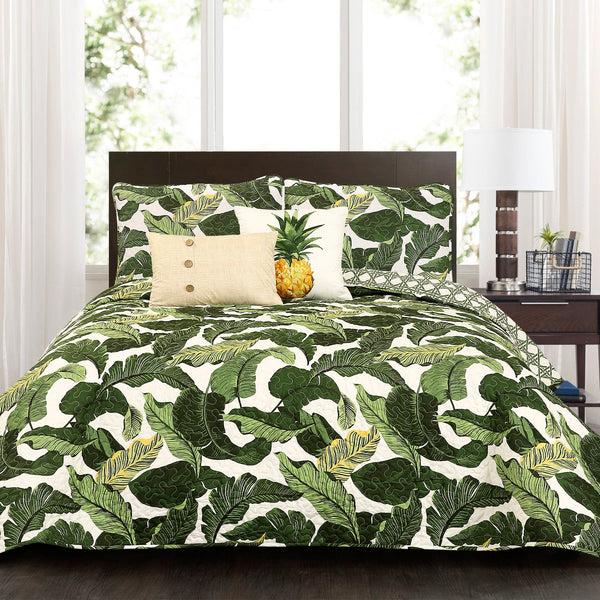 Lush Decor Tropical Paradise Quilt 5 Piece Set