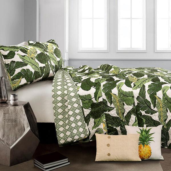 Lush Decor Tropical Paradise Quilt 5 Piece Set