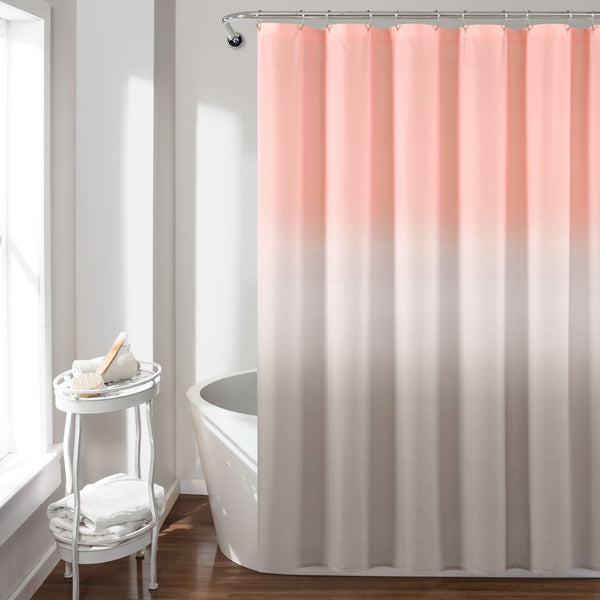 Lush Decor Umbre Fiesta Shower Curtain