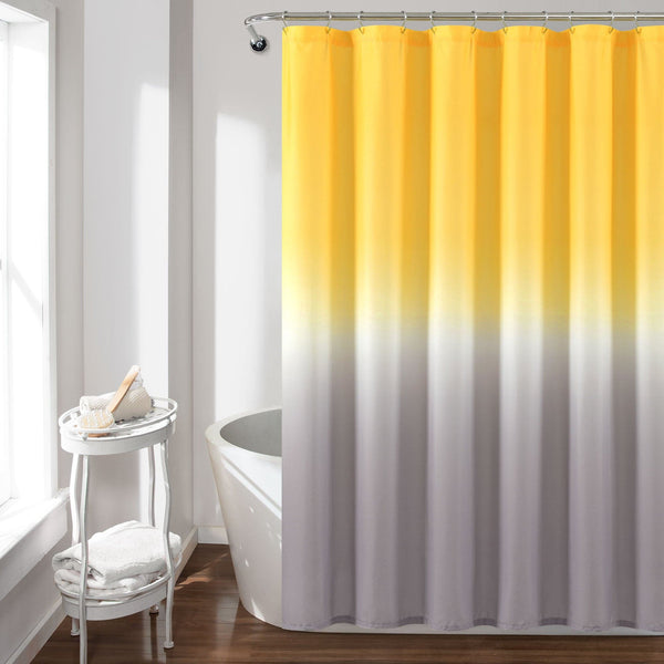 Lush Decor Umbre Fiesta Shower Curtain