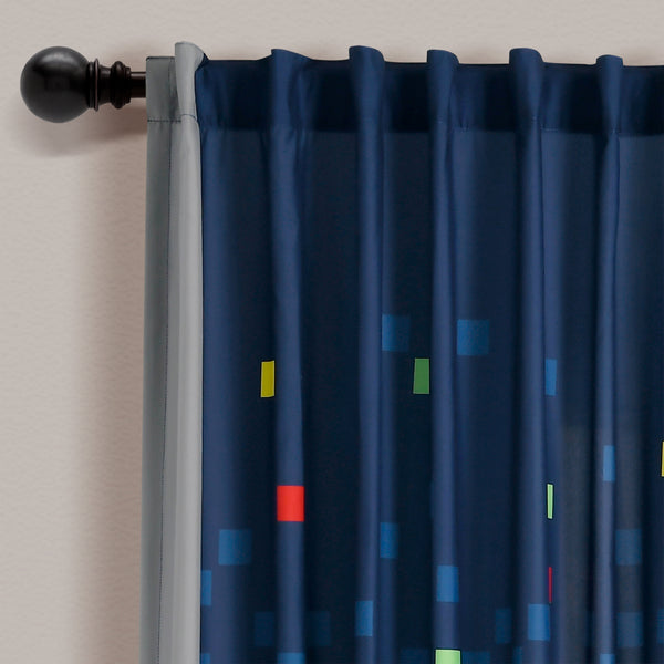 Lush Decor Video Games Window Curtains