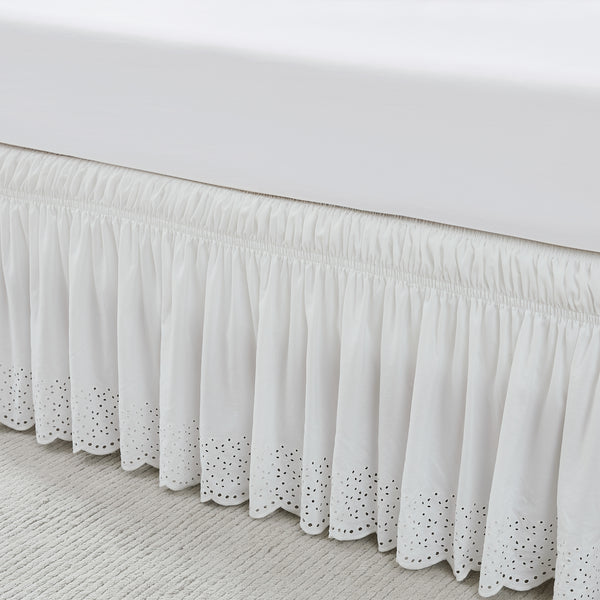 Lush Decor Vintage Eyelet Bed Skirt