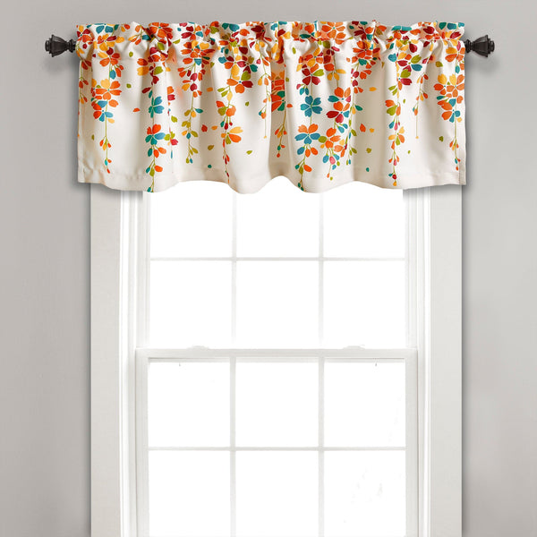 Lush Decor Weeping Flower Valance