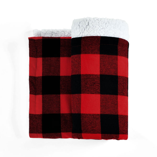 Lush Decor Woven Buffalo Check Gift Box Set