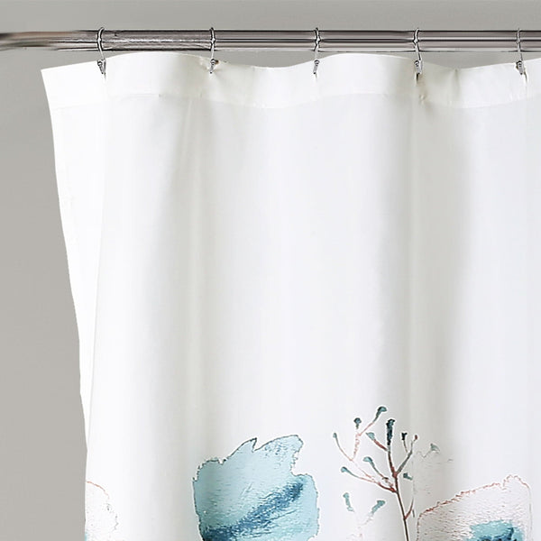 Lush Decor Zuri Flora Shower Curtain