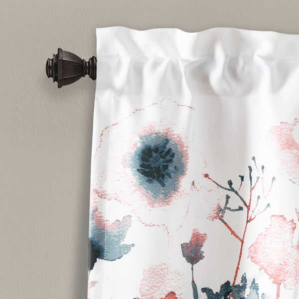 Lush Decor Zuri Flora Watercolor Valance