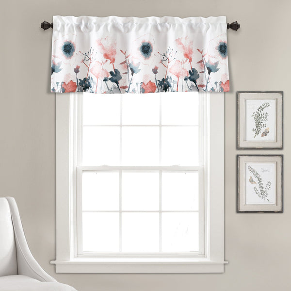 Lush Decor Zuri Flora Watercolor Valance