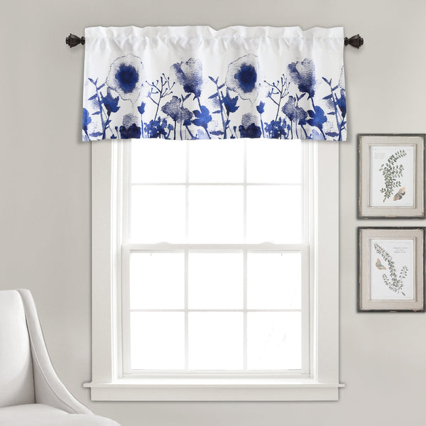 Lush Decor Zuri Flora Watercolor Valance