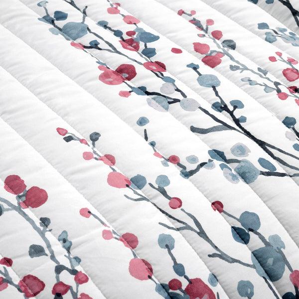 Lush Decor Mirabelle Watercolor Floral Reversible 3 Piece Quilt Set