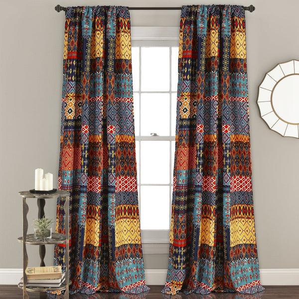 Lush Decor Misha Light Filtering Window Curtain Set