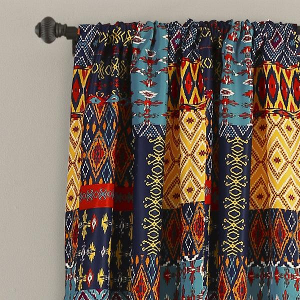 Lush Decor Misha Light Filtering Window Curtain Set