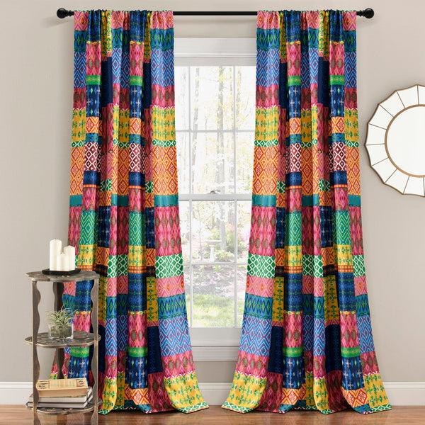Lush Decor Misha Light Filtering Window Curtain Set