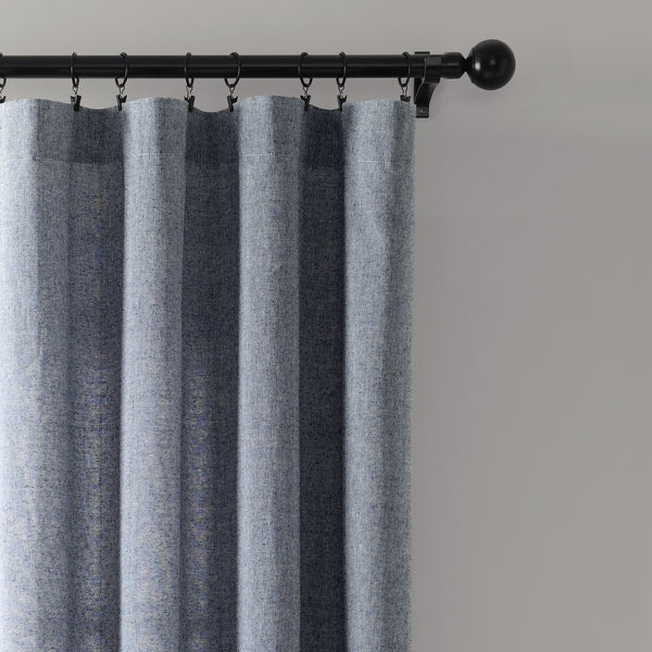Lush Decor Nantucket Yarn Dyed Tassel Fringe Window Curtain Panel Set