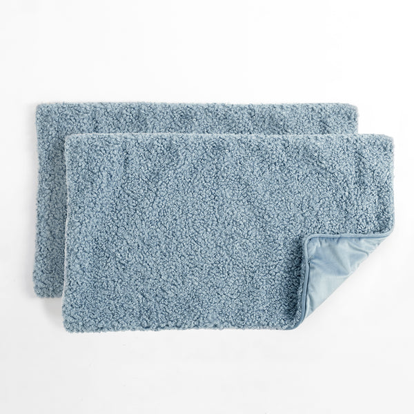 Lush Decor Neo Boucle Lumbar Throw Pillow Cover 2 Pack Set