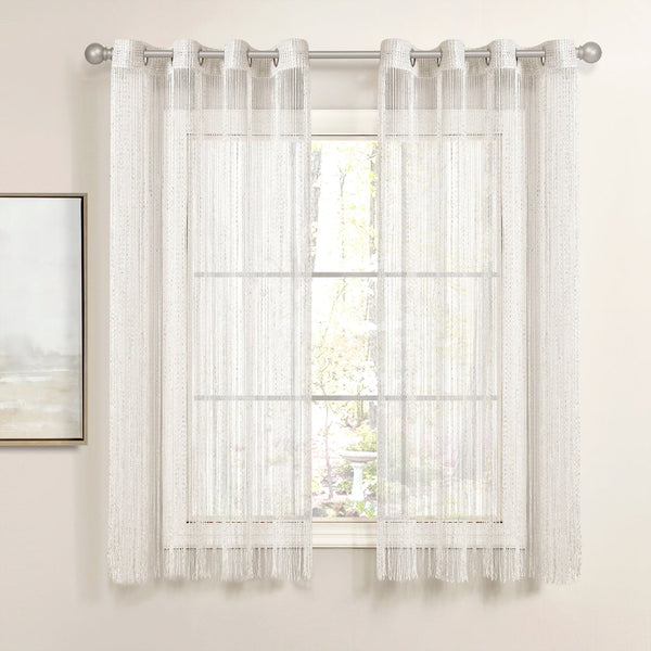 Lush Decor Night Sky String Thread Window Curtain Panel