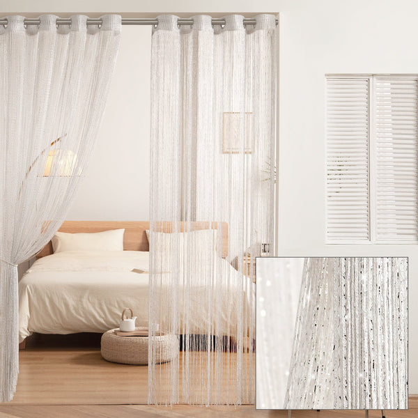 Lush Decor Night Sky String Thread Window Curtain Panel