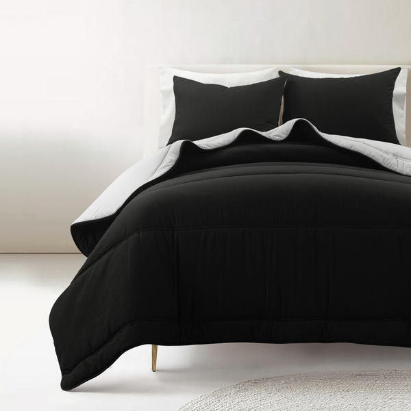 Lush Decor Oslo Soft Reversible Quilted Comforter Set