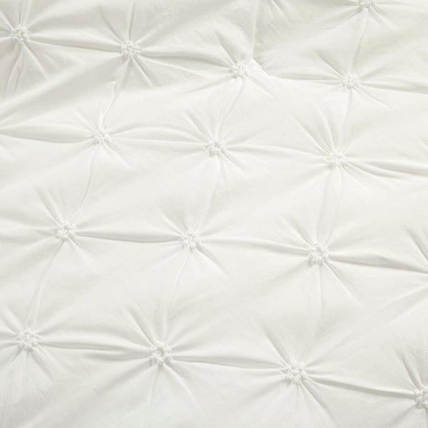 Lush Decor Ravello Pintuck Cotton Comforter 3 Piece Set