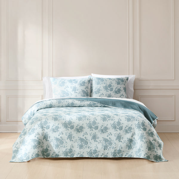 Lush Decor Rose Garden Pick Stitch Jacquard Matelasse Coverlet Set