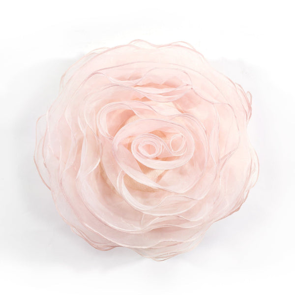 Lush Decor Ruffle Flower Layer Round Decorative Pillow