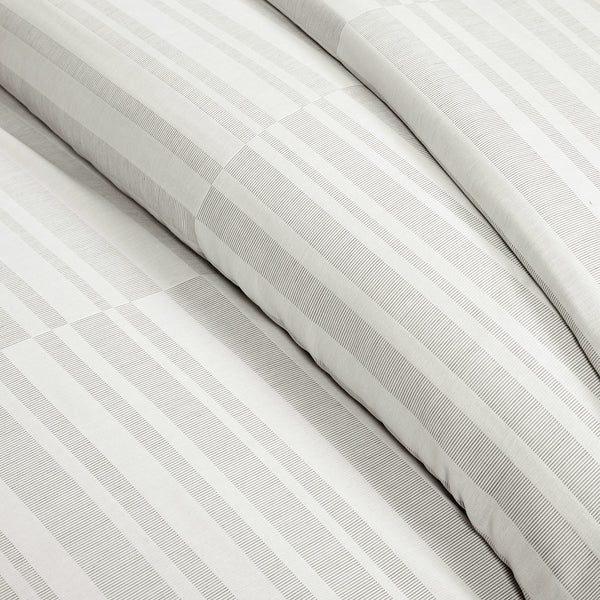 Lush Decor Sawyer Modern Broken Stripe Duvet Cover 3 Piece Set