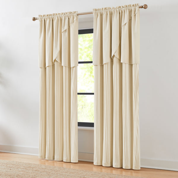 Lush Decor Solar Drift Blackout Window Curtain Panels