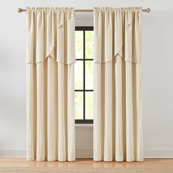 Lush Decor Solar Drift Blackout Window Curtain Panels