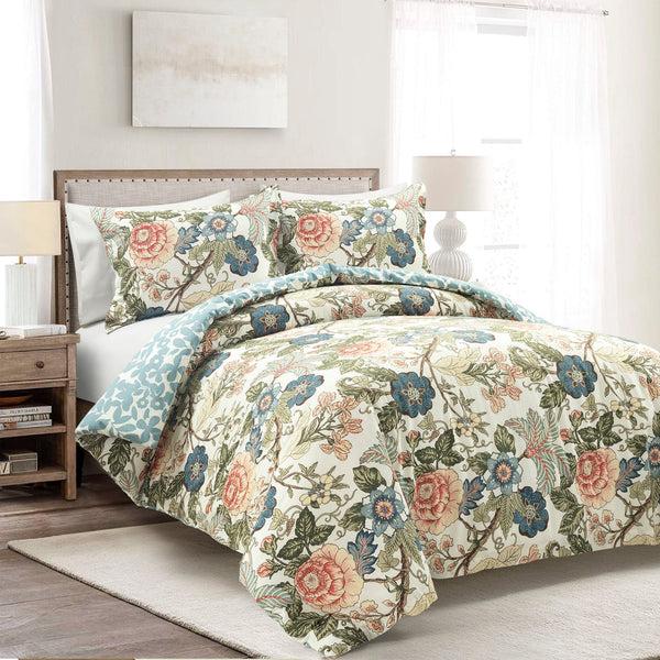 Lush Decor Sydney Reversible Cotton Duvet Cover Set