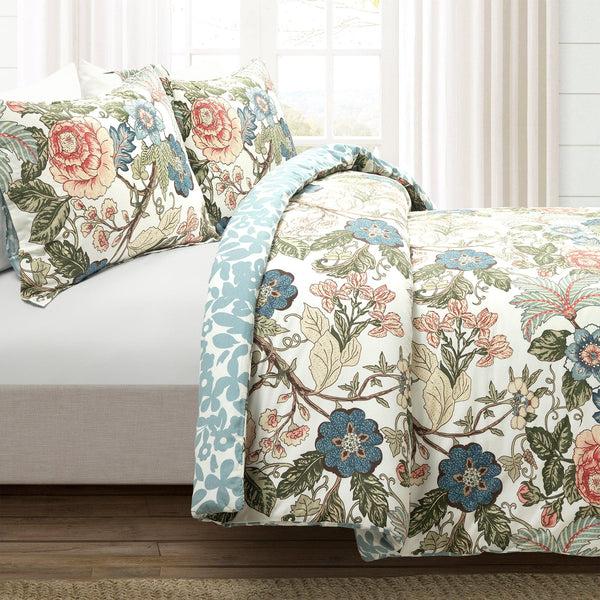 Lush Decor Sydney Reversible Cotton Duvet Cover Set