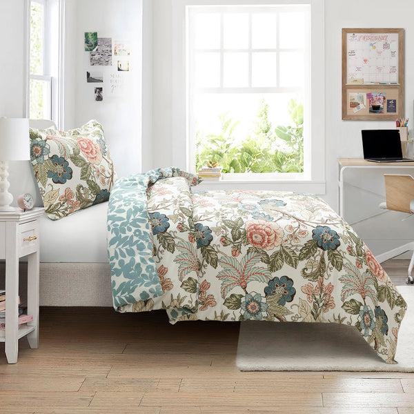 Lush Decor Sydney Reversible Cotton Duvet Cover Set