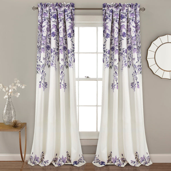 Lush Decor Tanisha Light Filtering Window Curtain Panel Set