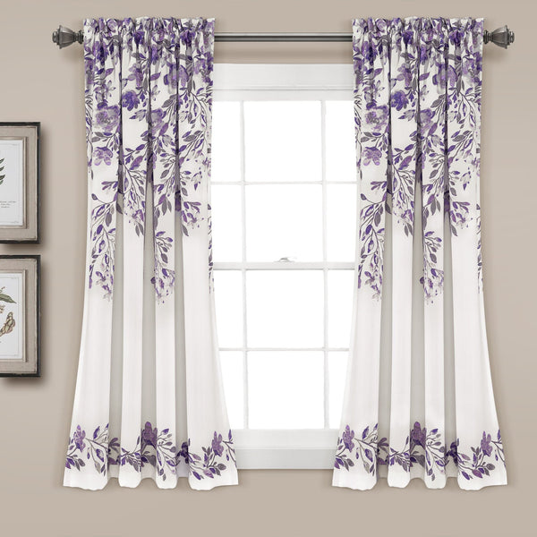 Lush Decor Tanisha Light Filtering Window Curtain Panel Set