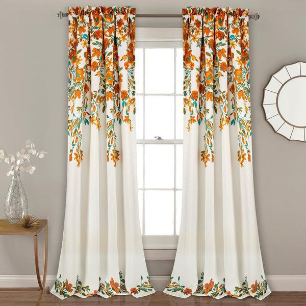 Lush Decor Tanisha Light Filtering Window Curtain Panel Set
